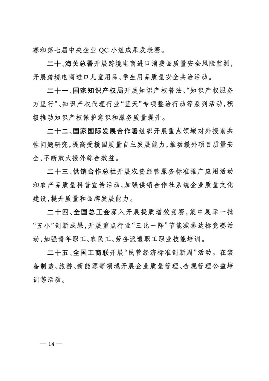 中國(guó)質(zhì)量檢驗(yàn)協(xié)會(huì)關(guān)于轉(zhuǎn)發(fā)《關(guān)于開(kāi)展2024年全國(guó)“質(zhì)量月”活動(dòng)的通知》的函(質(zhì)檢協(xié)函〔2024〕116號(hào))