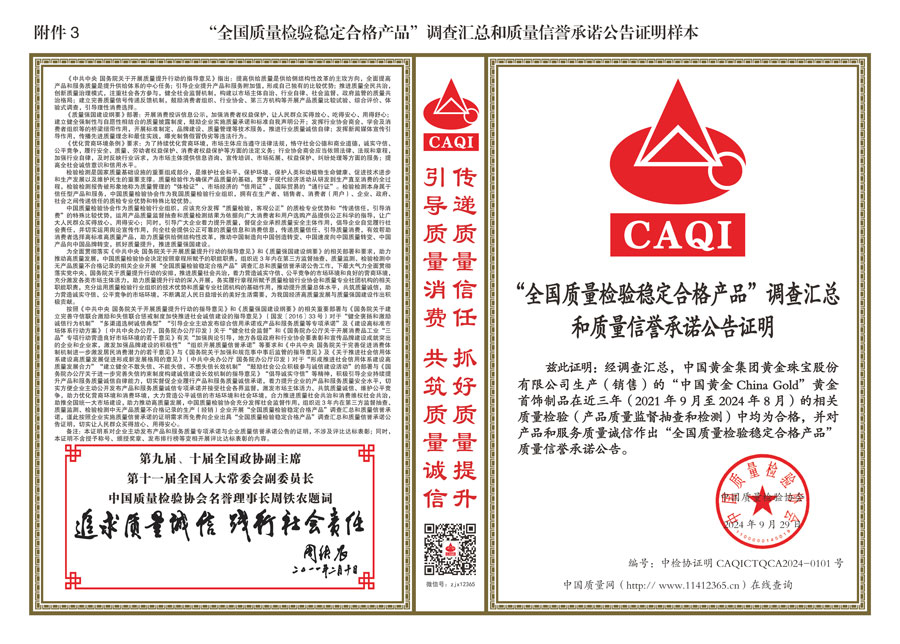 中國質(zhì)量檢驗協(xié)會關(guān)于組織開展全國質(zhì)量檢驗穩(wěn)定合格產(chǎn)品(2021-2024年度)調(diào)查匯總和質(zhì)量信譽承諾公告宣傳工作的通知(中檢辦發(fā)〔2024〕2號)