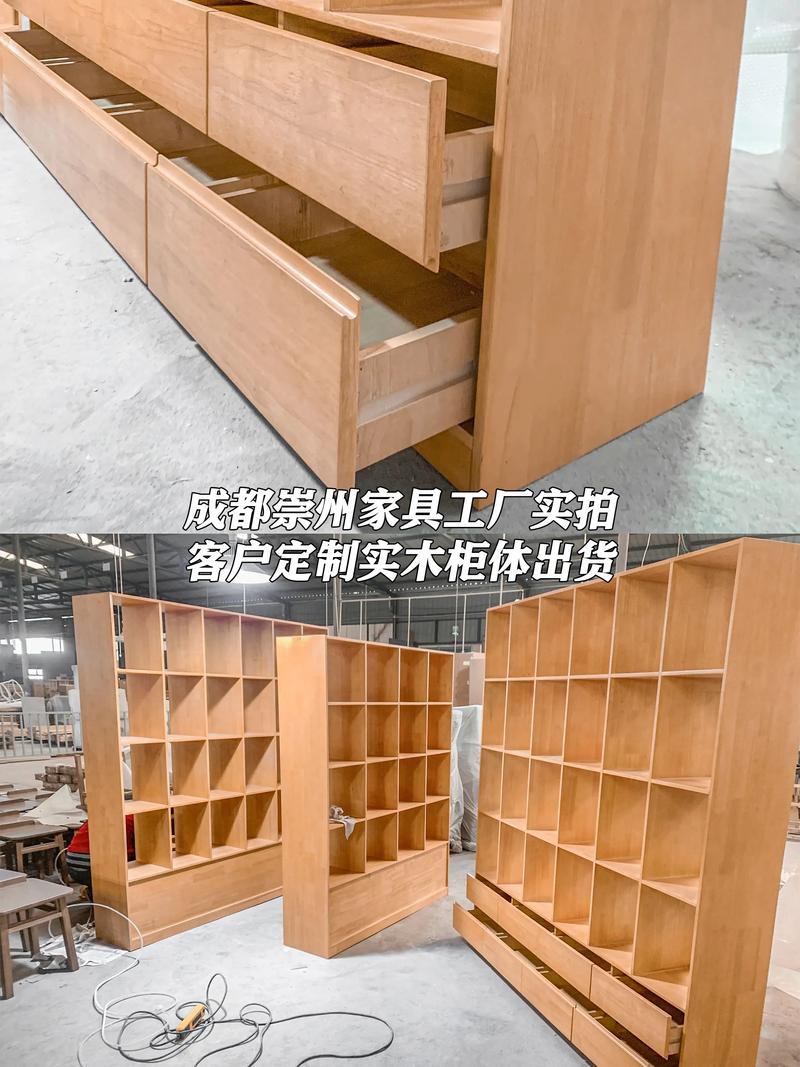 定制实木展示柜出货丨成都源头家具工厂